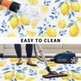 thumbnail image 5 of Watercolor Lemons Outdoor Rug for Patio/Deck/Porch, Non-Slip Large Area Rug 3 x 5 Ft, Summer Farmhouse Blue Floral Indoor Outdoor Rugs Washable Area Rugs, Reversible Camping Rug Carpet Runner, 5 of 8