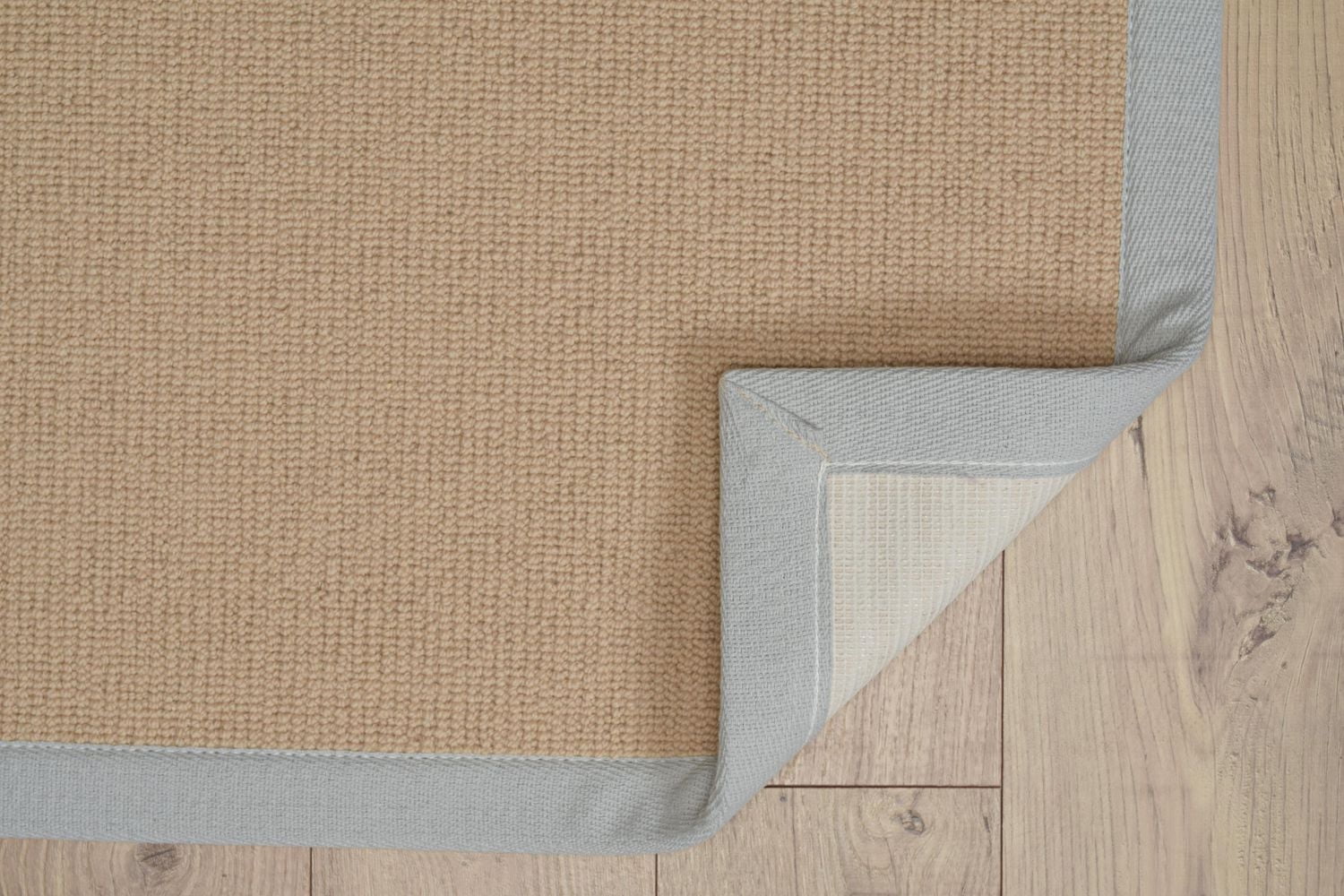 Athena Sisal & Ice Blue 4' x 6' Accent Rug