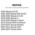 thumbnail image 2 of TOR Front Suspension Stabilizer Bar Link Pair for Car Mazda 3 CX-30 Suzuki SX4 CX-50 Sport Kizashi Aerio MX-30 EV Crossover - Left Right Side (Driver Passenger) KTR-100692, 2 of 2