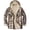 Brown, variant on Women's Full-zip Plaid Fleece Flannel Hooded Jacket,Windproof Warm Fleece Jacket for Women in Autumn and Winter