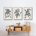 thumbnail image 6 of Growing Leaves IV - Framed Premium Gallery Wrapped Canvas L Frame 3 Piece Set - Ready to Hang, 6 of 9