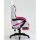 thumbnail image 4 of Silla de juegos RGB con respaldo transpirable RGB, silla de juegos LED rosa y blanca con reposapiés, gato bonito, Hello Kitty, rosa, oficina en casa, 4 of 4
