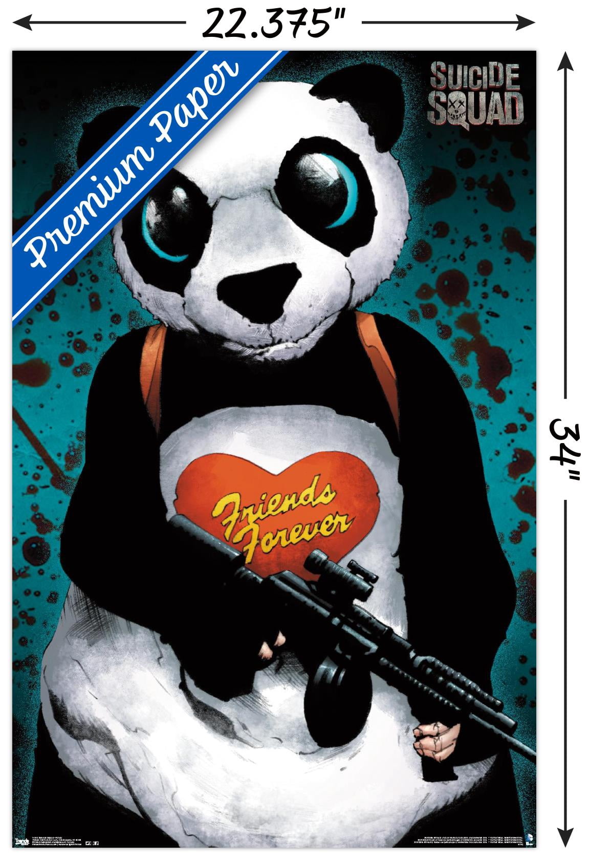 DC Comics Movie - Suicide Squad - Panda Wall Poster, 22.375" x 34"