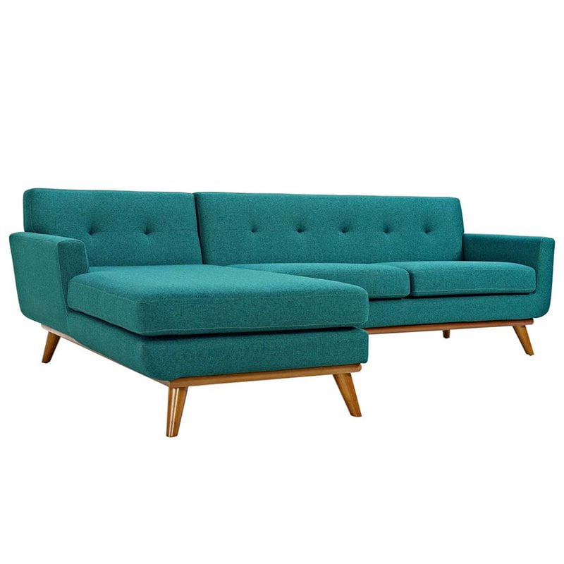 Modway Engage LeftFacing Sectional Sofa, Multiple Colors