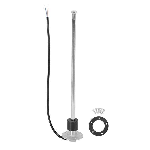 Sensor de nivel de combustible de 400 mm, sensor de nivel de agua, acero inoxidable, plástico, 0-190 ohmios para camión y barco