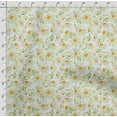 thumbnail image 4 of Soimoi Watercolor Floral Print, Poly Taffeta Fabric, Decor Sewing Fabric by The Yard 56 Inch Wide, Decorative Fabric for Outdoor Upholstery, Umbrellas and Home Accents, Yellow, 4 of 5