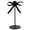 Black(S), variant on SSNTSY Metal Candle Holder Valentine's Day Bow Candlestick Decorative Candle Stand Candle Rack for Valentines Wedding Table Centerpiece Home Decor