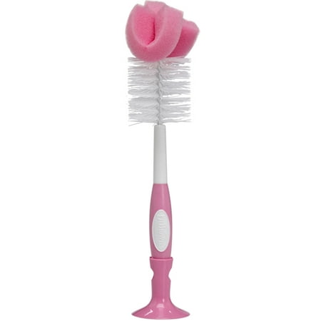 Dr Browns Baby Bottle Cleaning Brush - Pink Baby Bottle