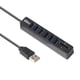 thumbnail image 1 of Sywqhk Adaptador USB 2.0 HUB Múltiple USB Splitter Power Hub Lector de tarjetas (8 puertos), 1 of 8
