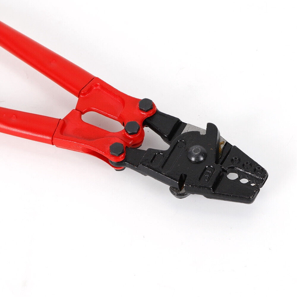 FETCOI Wire Rope Hand Crimper Tool,1/8" Hand Swager Swaging Tool Crimping Tool Steel Wire Rope Cable Cutter Crimper