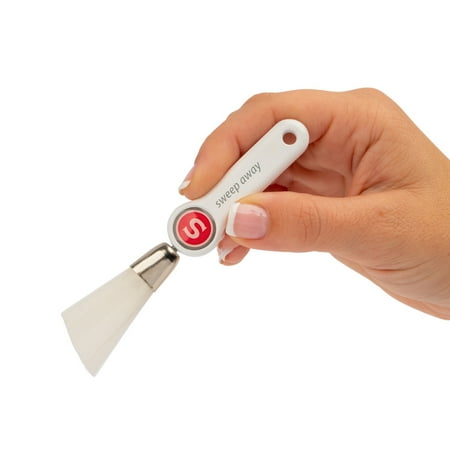 SINGER Angled-Edge Lint Brush for Sewing Machines, White, 1 Ct.