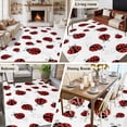 thumbnail image 5 of Cartoon Ladybug Area Rug 6x9 FT, Non Slip Living Room Throw Carpet, Funny Animals Dot Modern Simple Washable Soft Large Floor Carpet Non-Shedding Rug for Bedroom Dining Room Play Room, 5 of 9