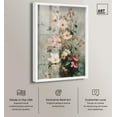 thumbnail image 2 of Vintage White Whispers Shadowbox Print Vintage Floral Art by Art Remedy, White Frame, 16 x 24, 2 of 7