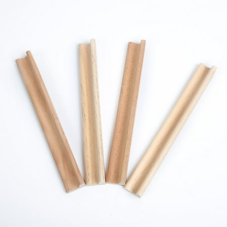 

Sufanic 4Pcs Wood Tile Rack Wooden Replacement Stand Letter Holder Craft