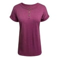 thumbnail image 4 of Afdoent T Shirts For Women Casual Short Sleeve Summer Basic Crew Neck Shirts Ladies Basic Tees Tee Shirts For Women Comfortable, 4 of 5