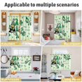 thumbnail image 6 of St. Patrick's Day Kitchen Curtains Small Short 39 Inch Length, Green Ombre Lucky Tree Gnomes Grommet Top Bedroom Living Room Curtains, Light Filtering Cafe Curtain Drapes 2 Panels Set 55''x39'', 6 of 9