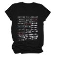 thumbnail image 5 of vigerkar Women Short Sleeve Crewneck Fashion Graphic Tees T-Shirt Pullover Tops (Black, 3XL), 5 of 5