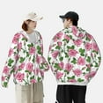 thumbnail image 6 of Fotbe Rose Flowers Men's Women's UPF 50+ Sun Protection Jacket Hooded Cooling Shirt with Pockets Hiking Outdoor Performance-X-Large, 6 of 9