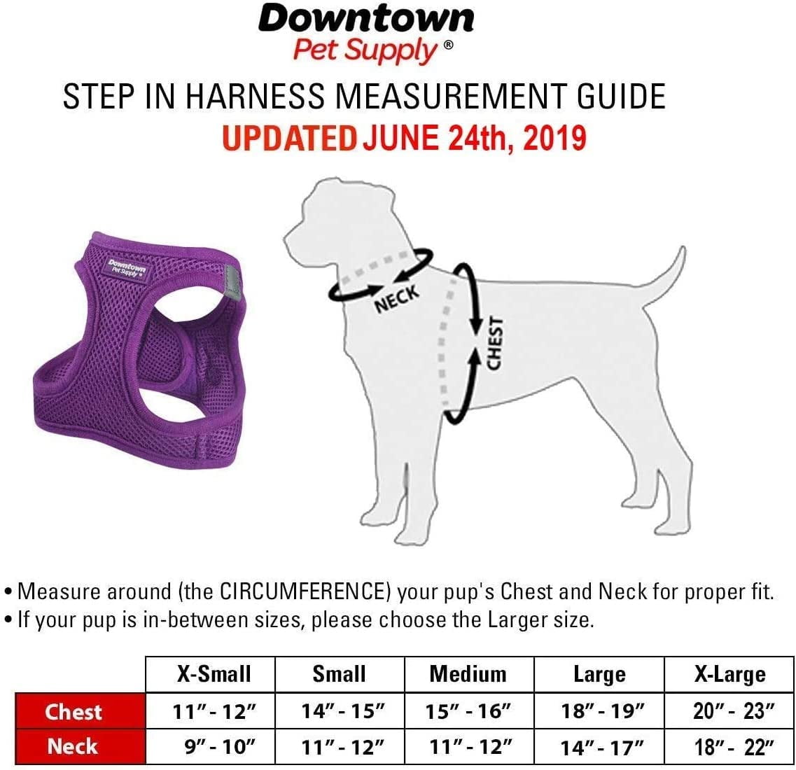 Medium and Large Dogs Easy to Put on Small Downtown Pet Supply No Pull Light Gray, XS Step in Adjustable Dog Harness with Padded Vest Medium and Large Dogs Easy to Put on Small Downtown Pet Supply No Pull Light Gray, XS Step in Adjustable Dog Harness with Padded Vest