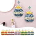 thumbnail image 1 of Sentmoon Sales Items for the Day Crown Chenille Hand Towel Cute Hanging Hand Wipe Ball Hand Towel Thickened Absorbent Hangable Multifunctional Hand Towel Up to 40% off, 1 of 9