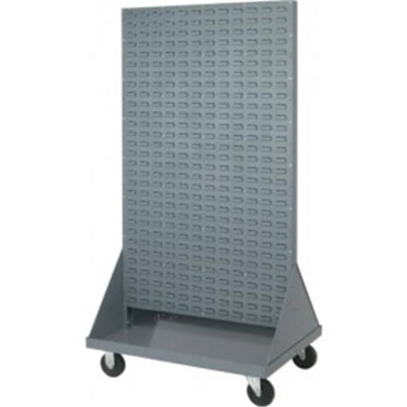Heavy Duty Mobile Double Sided Louvered Rack