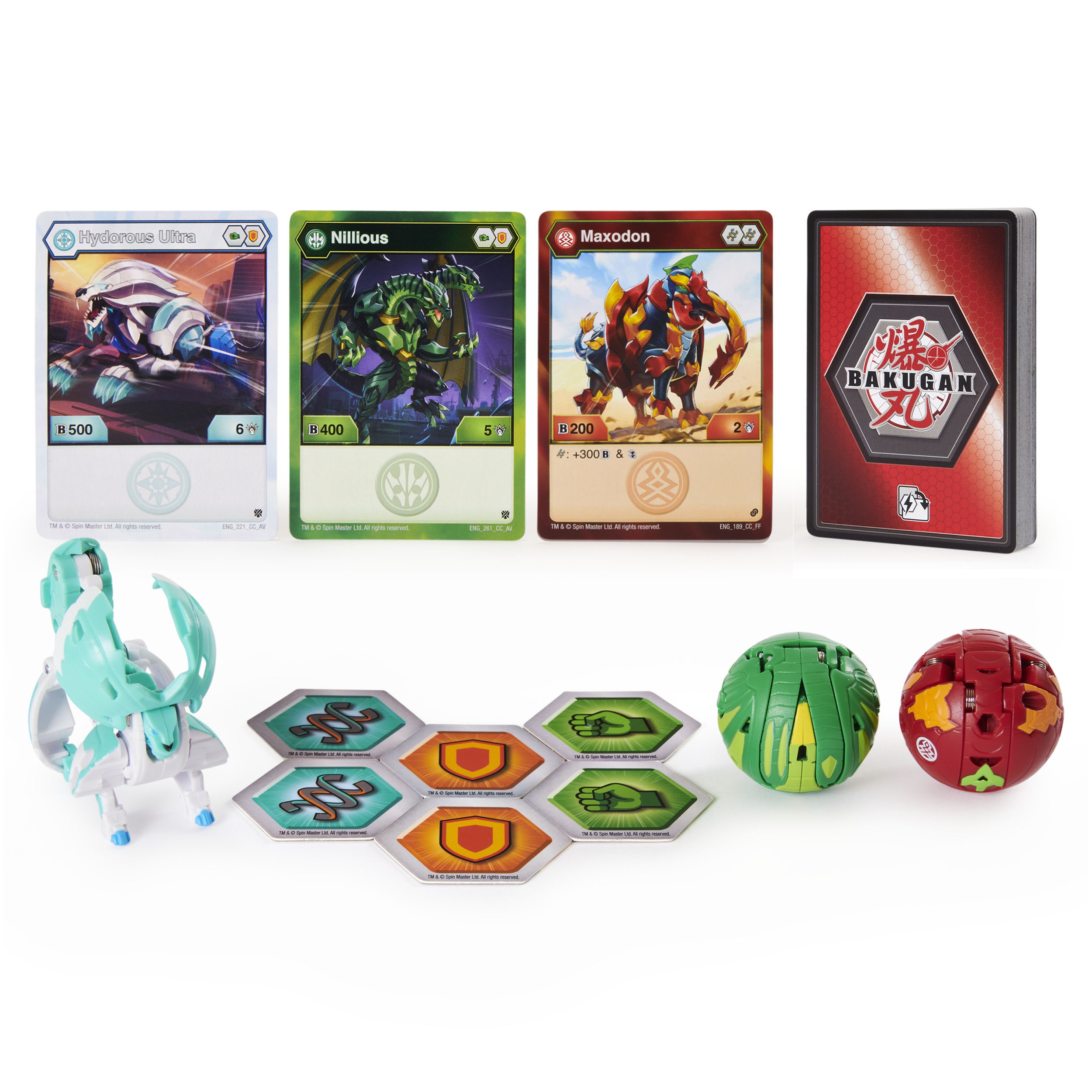 Bakugan Pro, Armored Elite Starter Set with Hydorous Ultra, 2 Bakugan and Collectible Trading Cards - image 2 of 5
