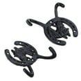 thumbnail image 5 of Iron Horseshoe Hook Decorative Horseshoe Hook Wall Mount for Hangings Clothes Hat, 5 of 8