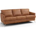 thumbnail image 1 of ACME Safi Contemporary Leather Upholstered Sofa in Cappuccino, 1 of 1