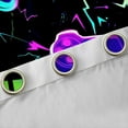 thumbnail image 4 of Manfei Gamer Gaming Curtains Pack of 2 (42x84 Each),Modern Gamepad Curtains Blackout,Green Purple Black Bedroom Curtains For Teens,Breathable Home Decor, 4 of 6