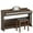 Brown, variant on UMOMO 88 Weighted Key Digital Piano Keyboard with Piano Bench, Full Size Electric Piano with Piano Stand, Headphone Jack, 3 Pedal, Electronic Piano for Beginner, Adults, Brown