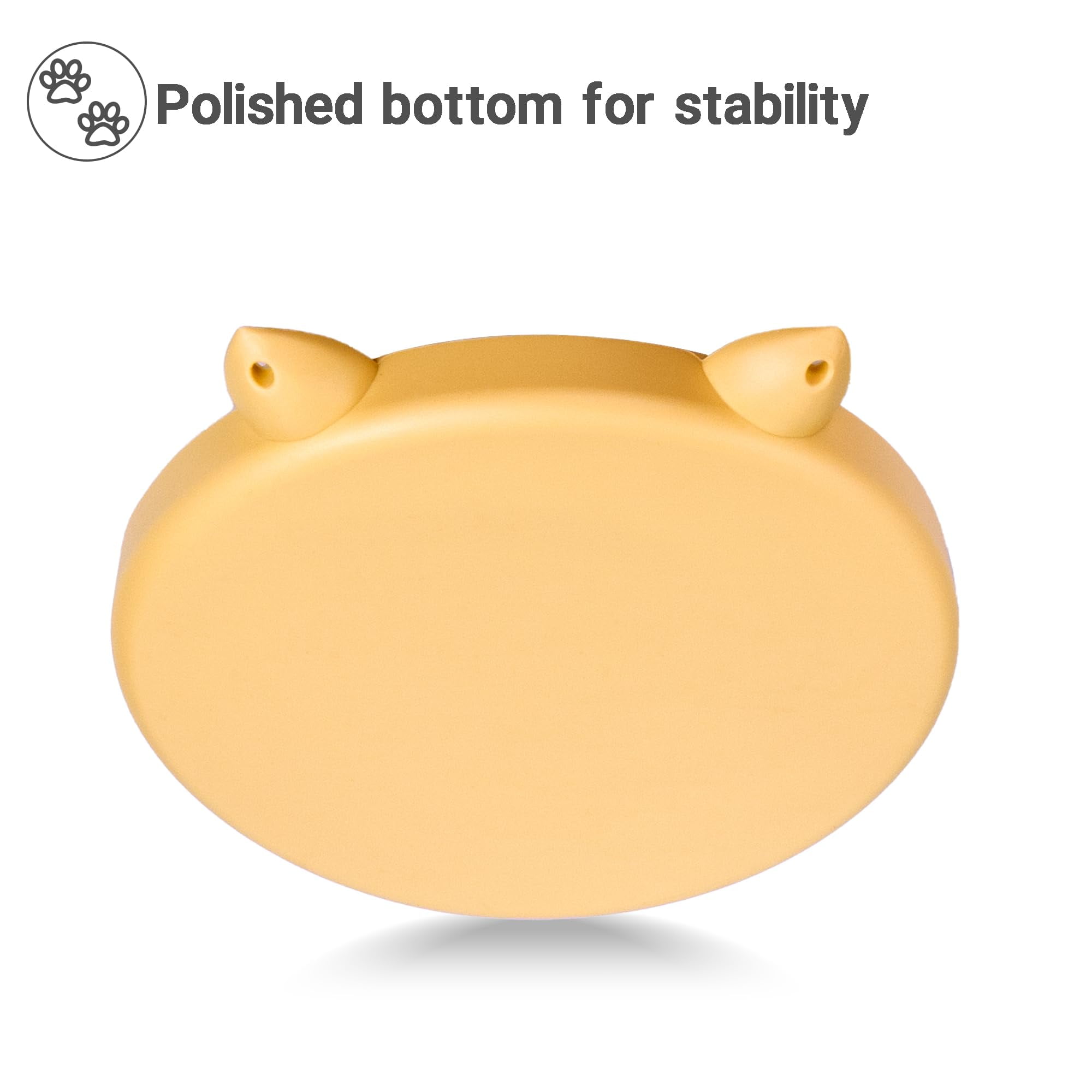 Slow Feeder Cat Bowl, Easy to Clean Silicone Bowl, Ideal for Dry and Wet Food (Green and Blue)