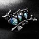 thumbnail image 5 of Moda personalizada animales búho forma broche Pin mujeres joyería accesorios regalos, 5 of 8
