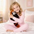 thumbnail image 5 of Stuffed Animals, Red Panda Stuffed Animal, Plush, Striped Tail Plush, 8 Inch 1Pc Cuddly Soft Red Panda Figure, Perfect for Casual Play and Shelf Display, 5 of 9