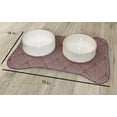 thumbnail image 2 of Simply Daisy Lifeflor Diamond Bone Shape Pet Feeding Mat for Dogs, 2 of 3