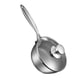 thumbnail image 3 of Olla para de acero inoxidable, olla multifuncional con tapa de vidrio, olla para sopa, olla para leche para , fideos, cafetería y cocina 20cm, 3 of 9