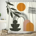 thumbnail image 3 of Lfeey Boho Shower Curtain, Minimalist Abstract Arch Minimalist Sunshine Now for Bathroom Decor,72x78 inches, 3 of 5