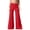 Hot Pink, variant on Casual Yoga Pants Women Coral Fold Over On Solid Wide Leg Loose Fit With Ruched Waist For Sports Everyday Yoga Pants