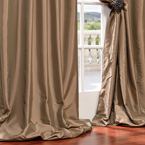 Gold Nugget 108 X 50 Inch Grommet, Gold Silk Curtains