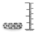 thumbnail image 3 of 0.925 Sterling Silver 0.28 Carat Genuine Black Diamond Ring, 3 of 3