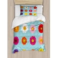 thumbnail image 1 of Juego de Funda Nórdica Daisy, Flores de Varios Pétalos Vibrantes Patrón Floral,, 1 of 6