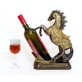 thumbnail image 7 of Dalax- Elegant Horse Wine Bottle Holder Statue Bar Countertop Decor Sculpture Personalized Gifts for Wine Lovers Tabletop Wine Rack Single Bottle Holder Display Stand Decorations., 7 of 7
