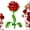 Red, variant on Vintage Rose Incense Burner, Rose-Shaped Incense Holder, Decorative Rose Incense Holder, Antique Flower Decorative IncenseHolder, Meditation, Yoga, Gift for Women (Bronze)