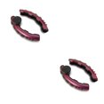 thumbnail image 4 of Kenally Juego universal de fundas para volante de coche, cubiertas de plástico antideslizantes, potenciador de conducción de vehículos, decoraciones rojo colorido 2piezas Kenally CBP254444, 4 of 6