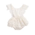 thumbnail image 1 of Newborn Baby Girl Romper Summer Sleeveless Lace Ruffle Tutu Bodysuit One-Piece Clothes, 1 of 4