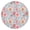 Pioneer Flower Floral-3, variant on Pioneer Flower Floral Print Pattern Round Fitted Tablecloth with Elastic Edge,Dining Table Cover Waterproof,Outdoor Round Tablecloth for Camping,Dining,Indoor and Outdoor