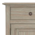 thumbnail image 3 of Simpli Home Connaught 40 inch Wide Solid Wood Traditional Entryway Storage Cabinet in Distressed Grey, 3 of 12