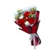 thumbnail image 4 of Guirnalda de flores artificiales tejidas a crochet, ramo de flores preservadas, regalo para esposa Rojo, 4 of 9