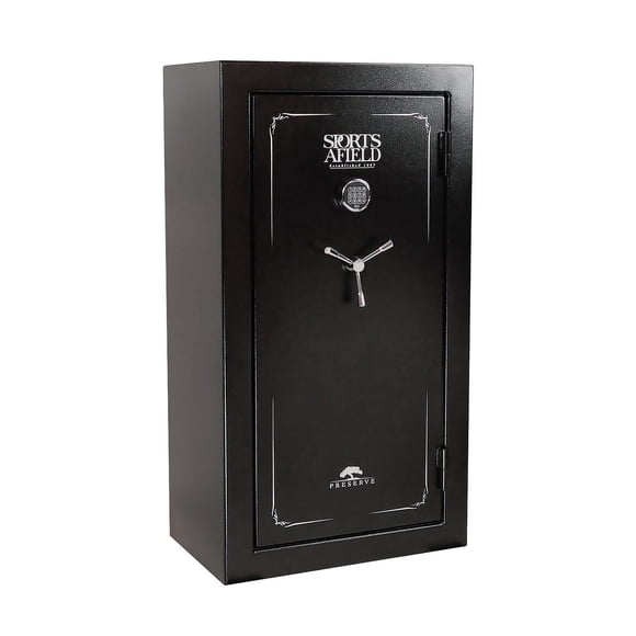 Preserve Series 59" Tall Gun Storage Safe With Electronic Lock & Triple Seal Protection (32 Gun Capacity), Lifetime Warranty Safe