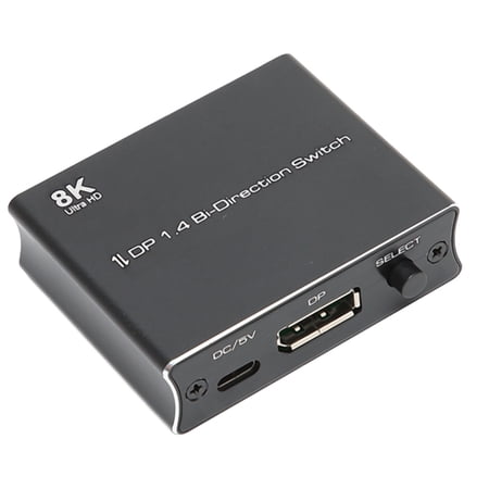 DP1.4 Bi Directional Switch, High Resolution Black 2 In 1 Out 8K ...