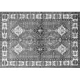 thumbnail image 1 of Ahgly Company Indoor Rectangle Geometric Gray Traditional Area Rugs, 5' x 8', 1 of 1